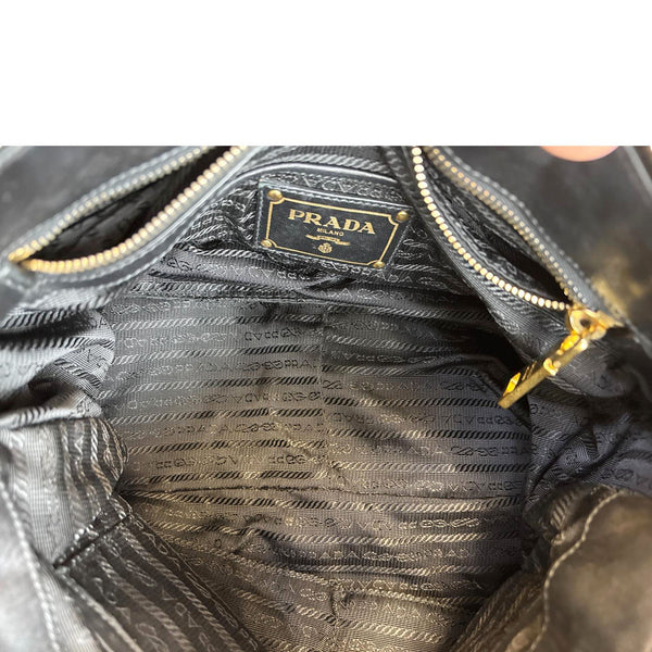 PRADA Gauffre Tessuto Nylon Tote Bag Black