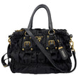 PRADA Gauffre Tessuto Nylon Tote Bag Black