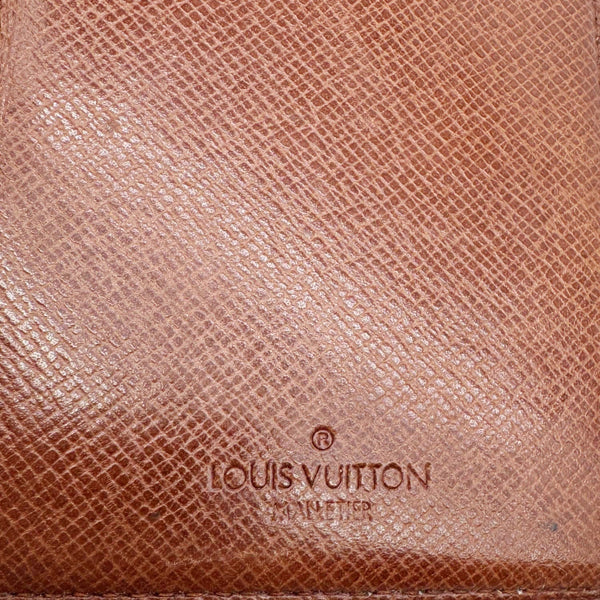 LOUIS VUITTON Vintage Port Feuille Vieonise Monogram Canvas French Wallet Brown