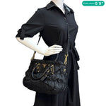 PRADA Gauffre Tessuto Nylon Tote Bag Black