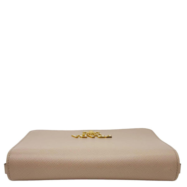 PRADA Soft Calfskin Saffiano Leather Chain Shoulder Bag Cipria