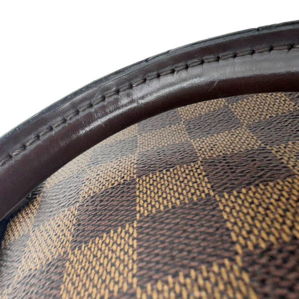 LOUIS VUITTON Brittany Damier Ebene Shoulder Bag Bordeaux