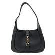 GUCCI Jackie 1961 Medium Leather Shoulder Bag Black 810232