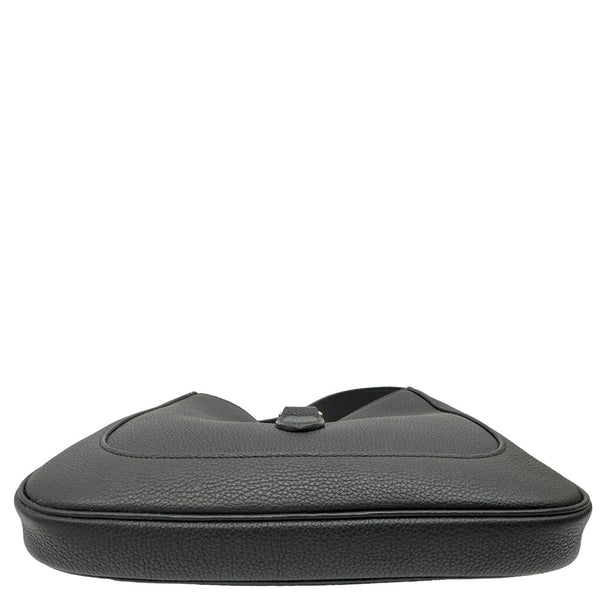 GUCCI Jackie 1961 Medium Leather Shoulder Bag Black 810232