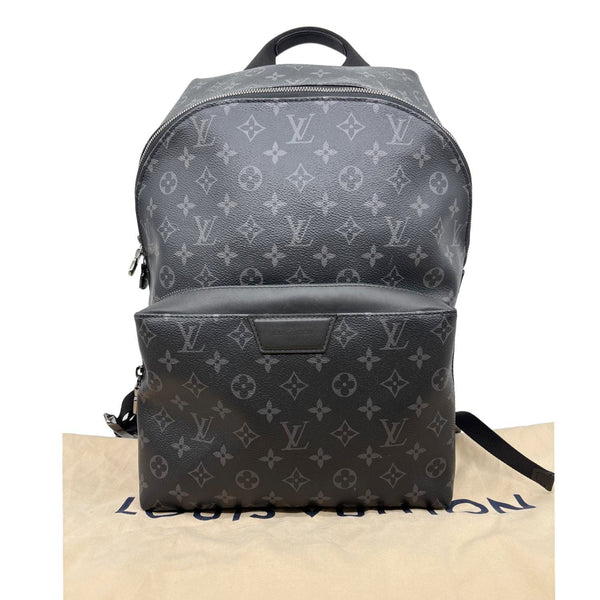 LOUIS VUITTON Discovery PM Monogram Eclipse Backpack Bag Black