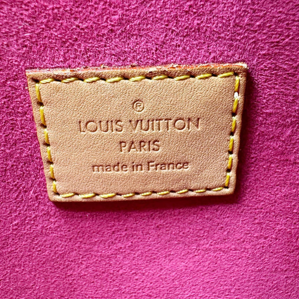 LOUIS VUITTON Lovelock Metis Pochette Patches Monogram Canvas Crossbody Bag Brown