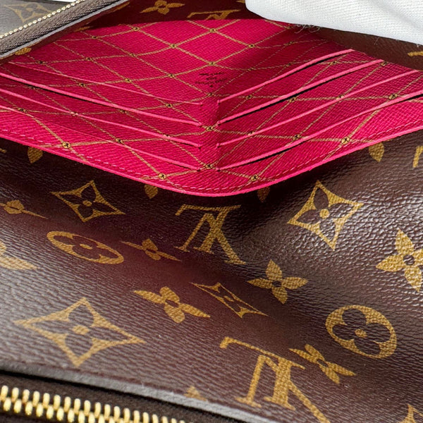 LOUIS VUITTON Summer Trunks Pochette Weekend Monogram Canvas Shoulder Bag Brown