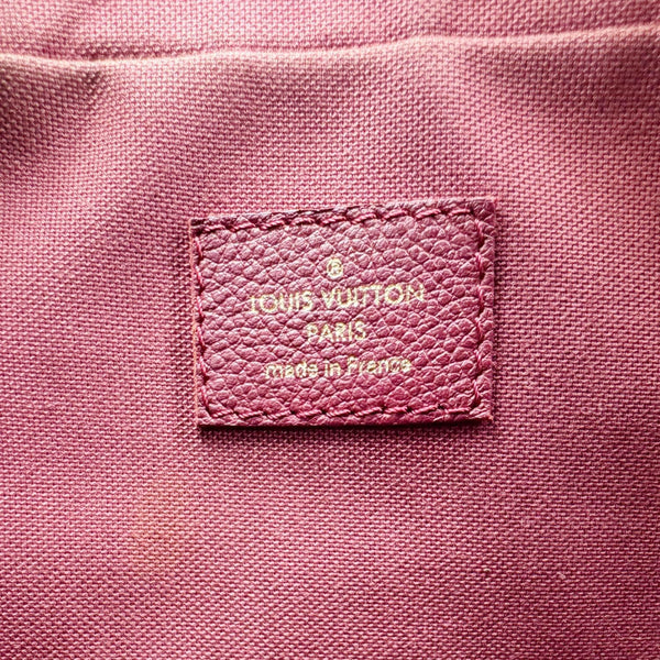 LOUIS VUITTON Vosges MM Empreinte Leather Shoulder Bag Raisin