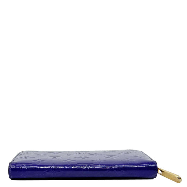 LOUIS VUITTON Monogram Vernis Zippy Wallet Purple