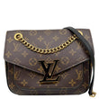 LOUIS VUITTON Passy NM Monogram Canvas Shoulder Bag Brown