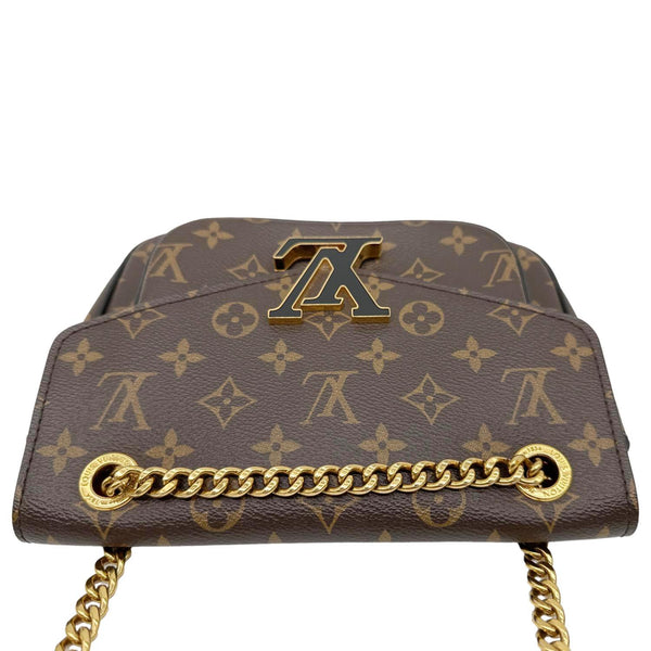 LOUIS VUITTON Passy NM Monogram Canvas Shoulder Bag Brown