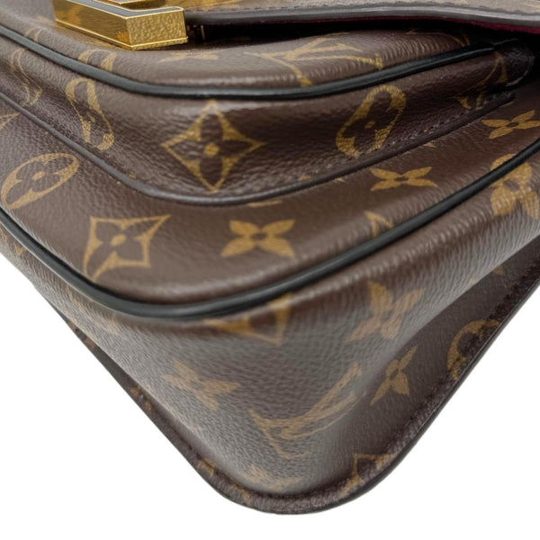 LOUIS VUITTON Passy NM Monogram Canvas Shoulder Bag Brown