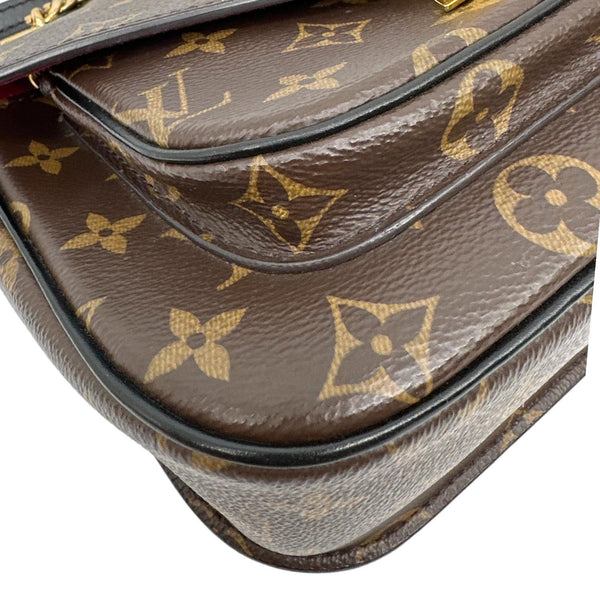 LOUIS VUITTON Passy NM Monogram Canvas Shoulder Bag Brown