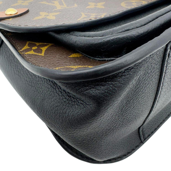 LOUIS VUITTON Vaugirard Monogram Canvas Shoulder Bag Black