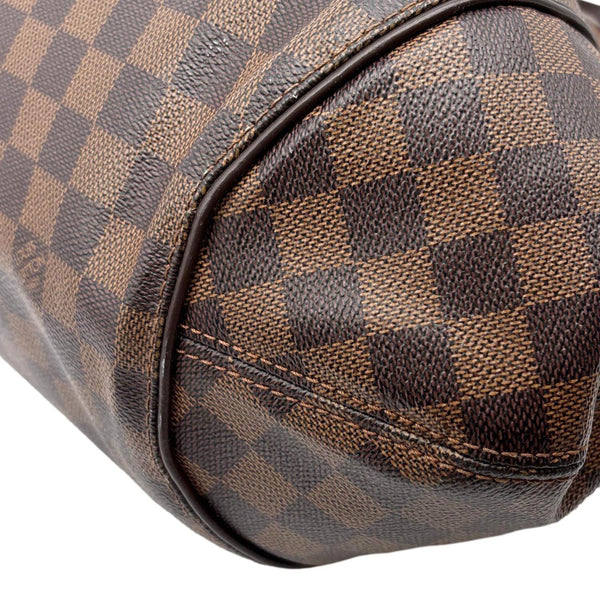 LOUIS VUITTON Sistina GM Damier Ebene Shoulder Bag Brown
