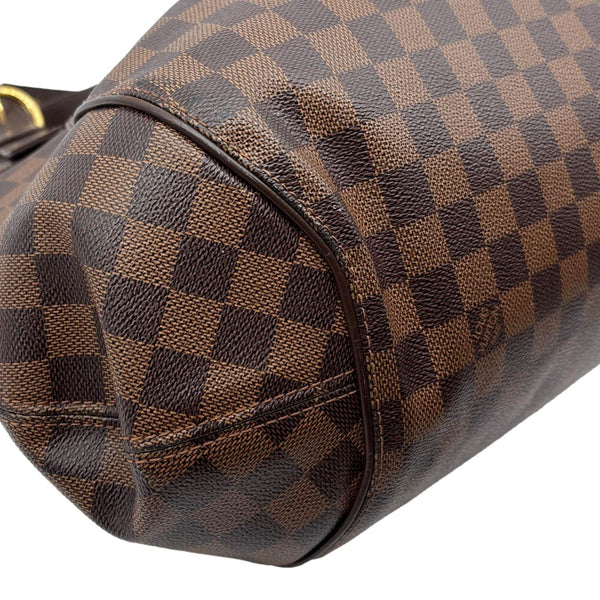 LOUIS VUITTON Sistina GM Damier Ebene Shoulder Bag Brown