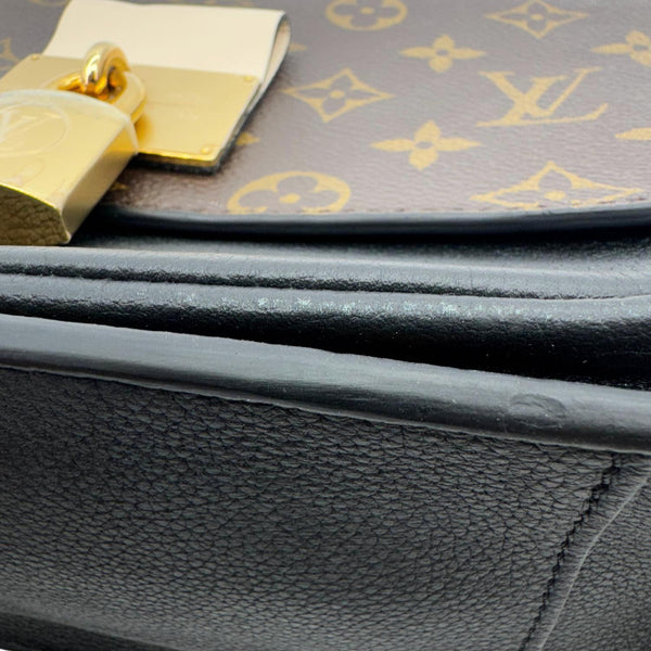 LOUIS VUITTON Vaugirard Monogram Canvas Shoulder Bag Black