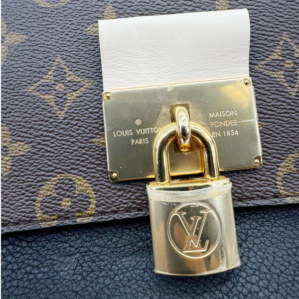 LOUIS VUITTON Vaugirard Monogram Canvas Shoulder Bag Black