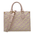 LOUIS VUITTON Stardust Onthego PM Monogram Empreinte Shoulder Bag Light Pink