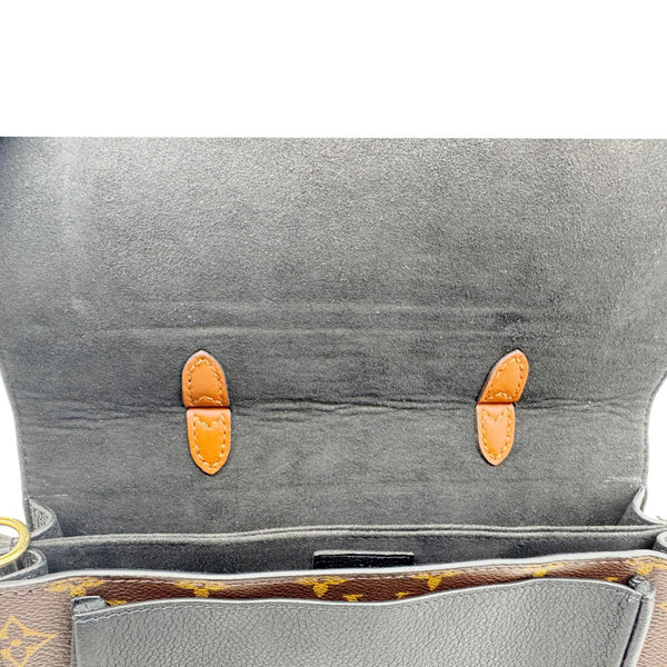 LOUIS VUITTON Vaugirard Monogram Canvas Shoulder Bag Black