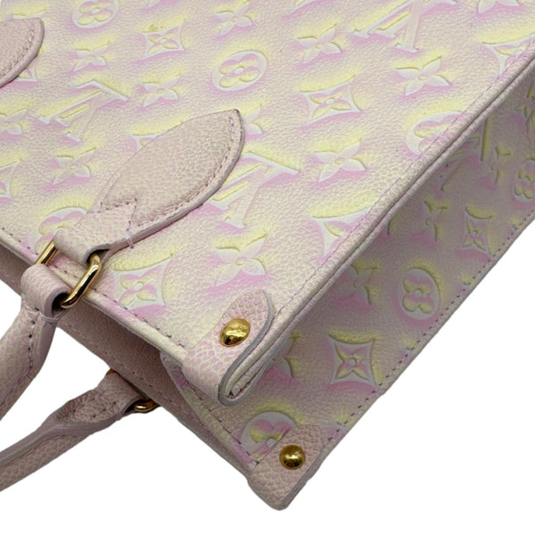 LOUIS VUITTON Stardust Onthego PM Monogram Empreinte Shoulder Bag Light Pink