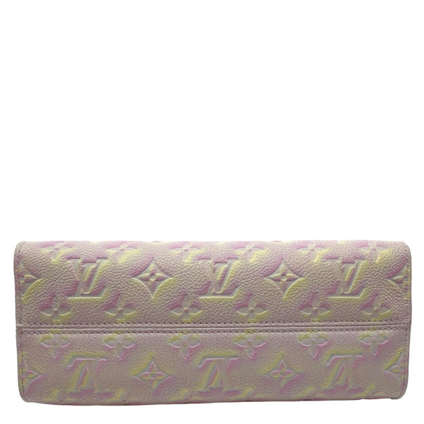 LOUIS VUITTON Stardust Onthego PM Monogram Empreinte Shoulder Bag Light Pink