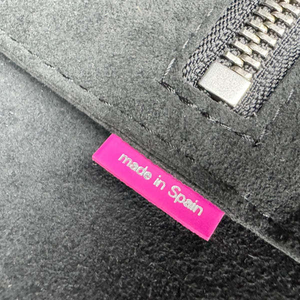 LOUIS VUITTON x YK Neverfull MM Infinity Dots Empreinte Leather Tote Bag Fuchsia