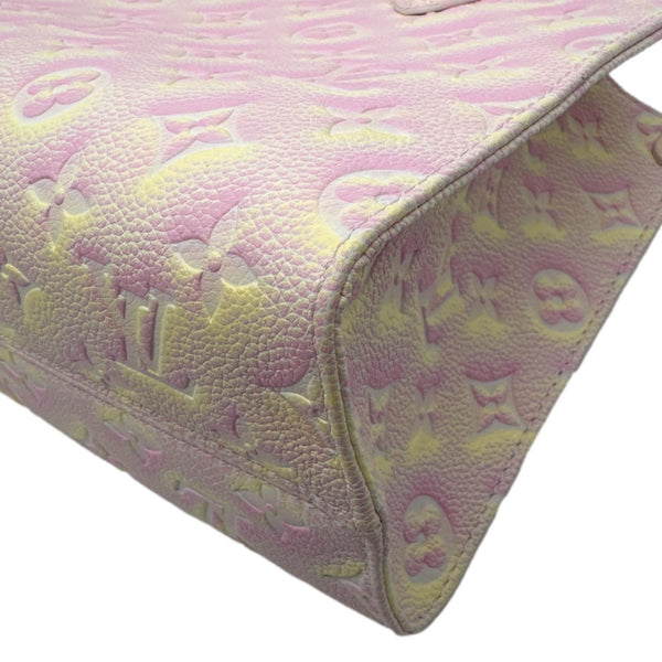 LOUIS VUITTON Stardust Onthego PM Monogram Empreinte Shoulder Bag Light Pink