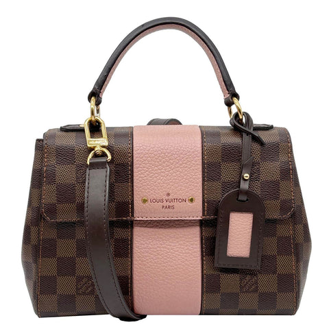 LOUIS VUITTON Bond Street BB Damier Ebene Crossbody Bag Magnolia