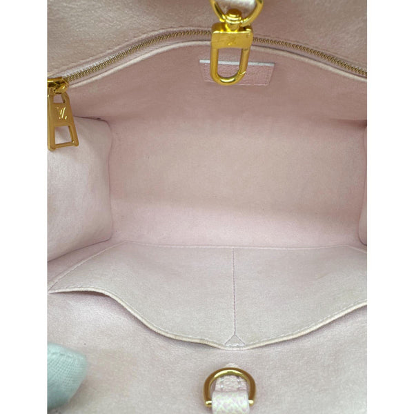 LOUIS VUITTON Stardust Onthego PM Monogram Empreinte Shoulder Bag Light Pink