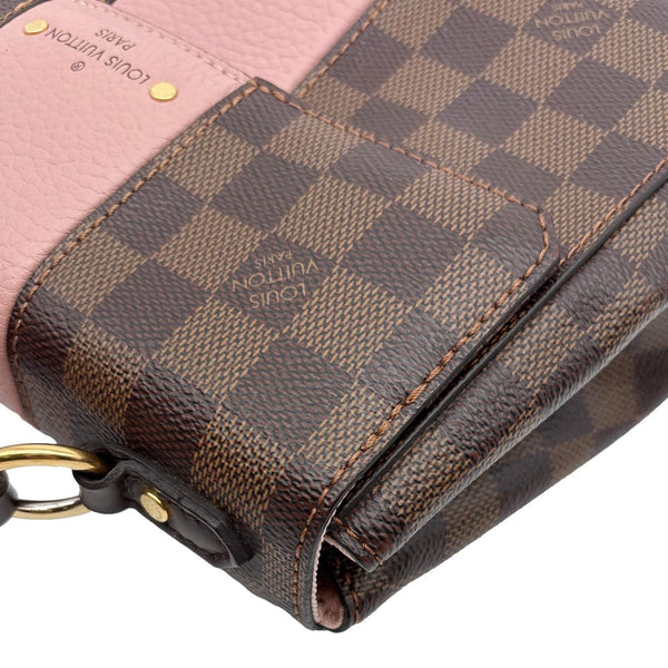 LOUIS VUITTON Bond Street BB Damier Ebene Crossbody Bag Magnolia