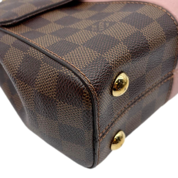 LOUIS VUITTON Bond Street BB Damier Ebene Crossbody Bag Magnolia