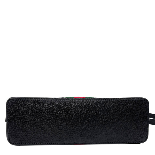 GUCCI Ophidia Dome Small Calfskin Leather Shoulder Bag Black 499621