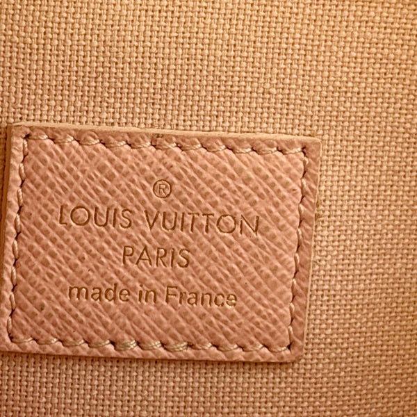 LOUIS VUITTON Felicie Pochette Damier Azur Crossbody Bag Rose Ballerine