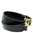 LOUIS VUITTON Adjustable Leather Shoulder Strap Black