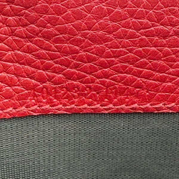 GUCCI GG Marmont Leather Crossbody Chain Wallet Red 401232