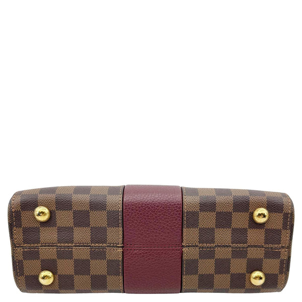 LOUIS VUITTON Bond Street Damier Ebene Satchel Bag Bordeaux