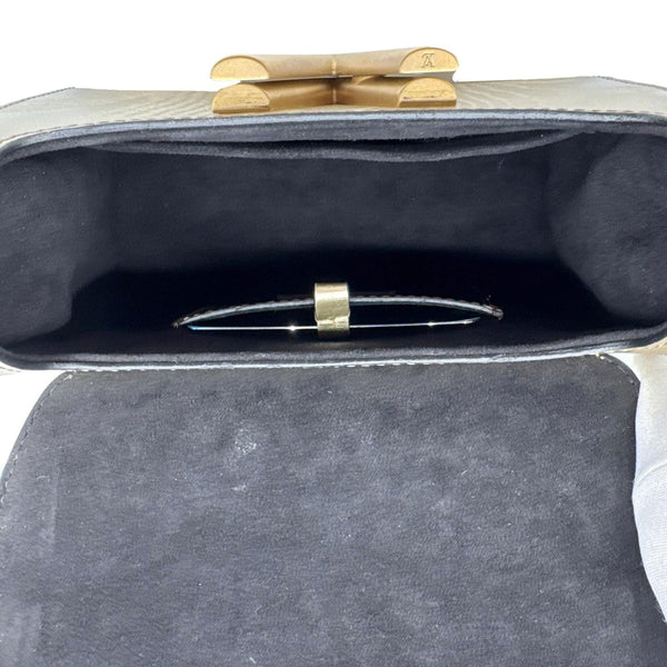 LOUIS VUITTON Twist PM Leather Satchel Bag Gold