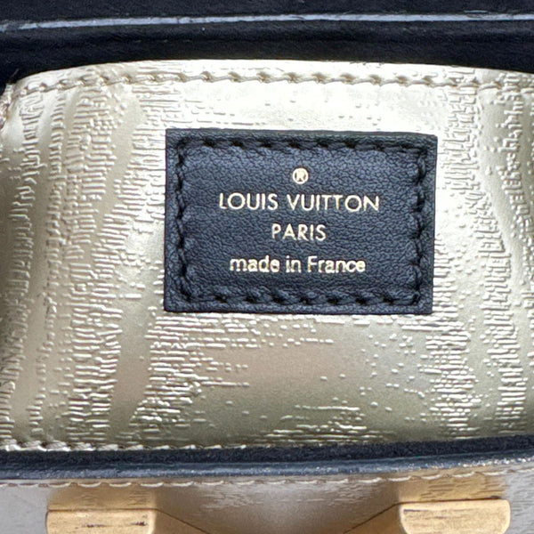 LOUIS VUITTON Twist PM Leather Satchel Bag Gold