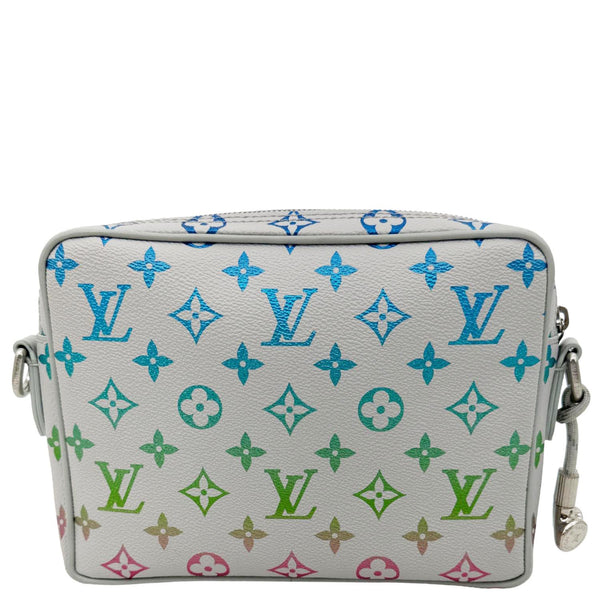 LOUIS VUITTON Monogram Iridescent Nile Shoulder Bag Gradient Grey