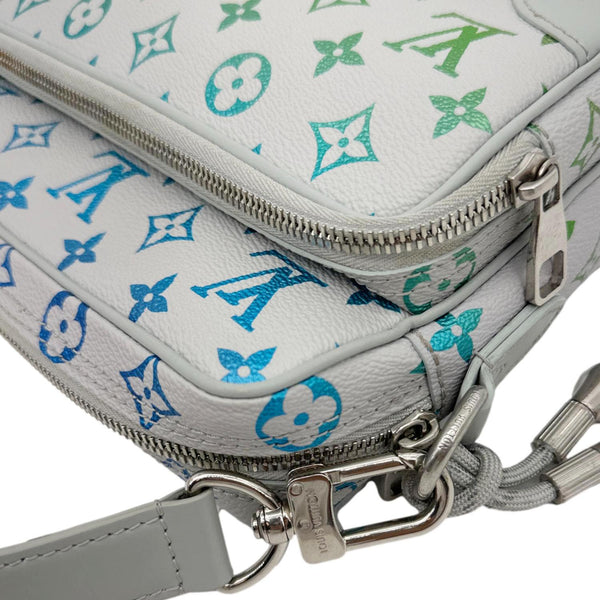 LOUIS VUITTON Monogram Iridescent Nile Shoulder Bag Gradient Grey