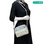 LOUIS VUITTON Monogram Iridescent Nile Shoulder Bag Gradient Grey