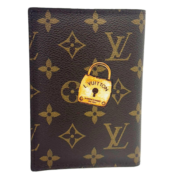 LOUIS VUITTON  Passport Cover World Tour  Monogram Canvas Wallet Brown