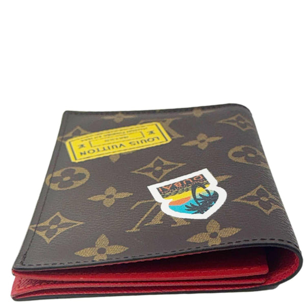 LOUIS VUITTON  Passport Cover World Tour  Monogram Canvas Wallet Brown