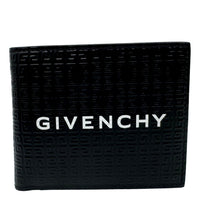 GIVENCHY Calfskin 4G Leather Bifold Wallet Black