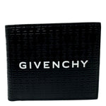 GIVENCHY Calfskin 4G Leather Bifold Wallet Black