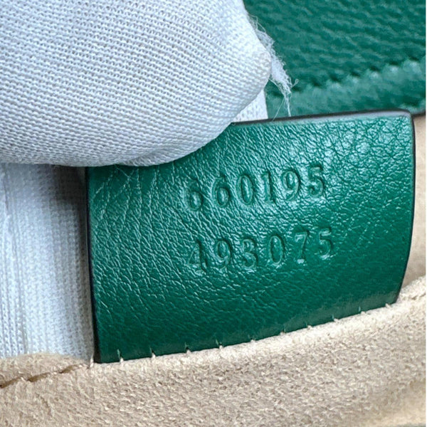 GUCCI Bamboo Diana Medium Leather Tote Bag Green 660195