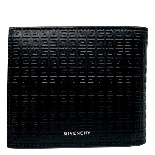 GIVENCHY Calfskin 4G Leather Bifold Wallet Black