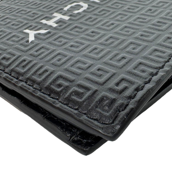 GIVENCHY Calfskin 4G Leather Bifold Wallet Black