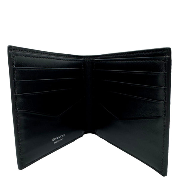 GIVENCHY Calfskin 4G Leather Bifold Wallet Black